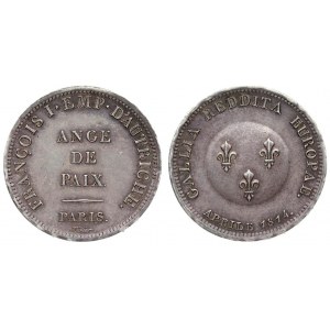 Russia 2 Francs 1814 ESSAI au module de 2 francs 'In memory of the Emperor Aleksander I' Alexander I (1801-1825). ...
