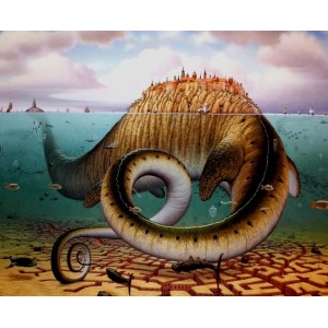 Jacek Yerka, Brontosaurus civitas