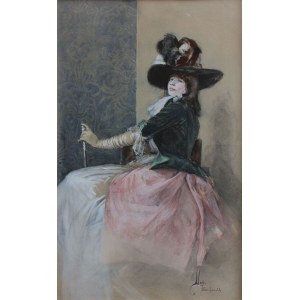 May, Portret kobiety w kapeluszu