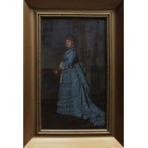 Luigi Mion, Kobieta w niebieskiej sukni