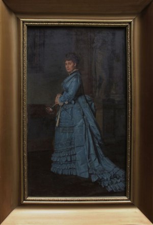 Luigi Mion, Kobieta w niebieskiej sukni