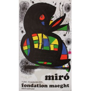 Joan Miró, Plakat do wystawy „Joan Miró”, Saint-Paul-de-Vence