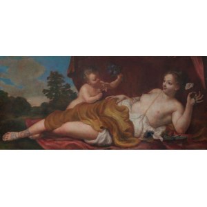 A.N.(szkoła wenecka, poł.XVI w.), Wenus z Amorem