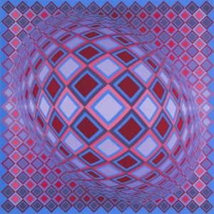 Victor Vasarely serigrafia