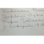 GODLEWSKI STEFAN. Grabinka. W-wa 1927. Nakł. Księgarni F. Hoesicka. Druk. Narodowa w Krakowie...
