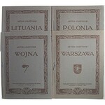 GROTTGER ARTUR. Cykle I/IV. Warszawa - Polonia - Lituania - Wojna. Lwów [1911]. Nakł. Księgarni H...