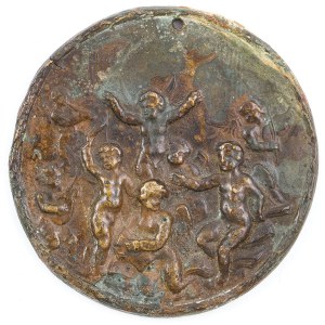 MEDAL, MUZYKUJĄCE PUTTA, XVII w.