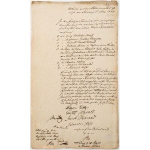 DOKUMENT, Lunau (ob. Suchostrzygi, dzielnica Tczewa), 25.05.1824