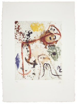 Joan Miro (1893-1983), Kompozycja, 1973