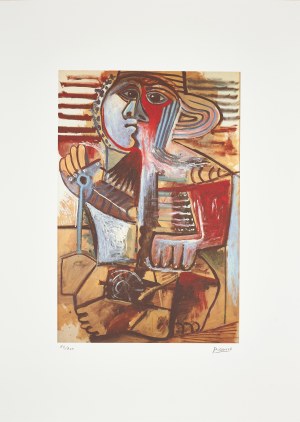 Pablo Picasso (1881-1973), Figure cubiste