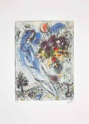 Marc Chagall (1887-1985), granolitografia / 45 x 33 cm [wymiary odbitki]