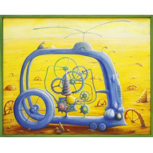 Zbigniew Olszewski, Blue cycle, 2020