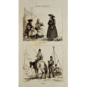 Polnische Juden, unten - Kosaken, eng. Lacaudrie nach einer Zeichnung von Martinet, Paris, um 1840; Stahl, geb., ...