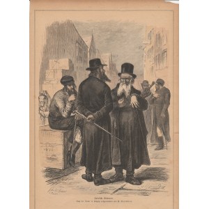 Polnische Juden, rit. W. Aarland und C. Müller nach einer Zeichnung von G. Sundblad, Leipzig 1875; Holzschnitt cz.-b., ...