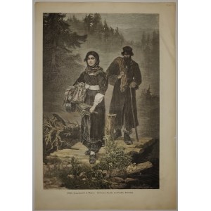 MAZURY. Jewish rag pickers, eng. R. Brend'amour according to E. Friedrichsen, 1882; wood. colo ...