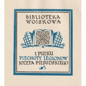 WILNO, LEGIONY. Gracjan Achremowicz. Biblioteka Wojskowa 1 pułku piechoty Legionów Józefa Piłsudskie ...