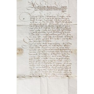 PRUSY KSIĄŻĘCE. JERZY FRYDERYK HOHENZOLLERN. List Jerzego Fryderyka, z 10 VI 1592, od 1578 r. opieku ...