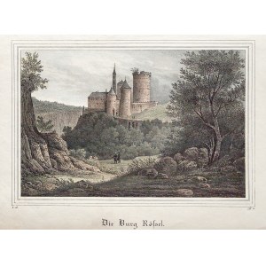 RESZEL. Zamek; nieznaczne zabrudzenia; wym.: 185x122 mm; Die Burg Rössel; ...