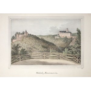 WAŁBRZYCH. Zamek Książ i Stary Książ; wym.: 198x130 mm; Schloss Fürstenstein; ...
