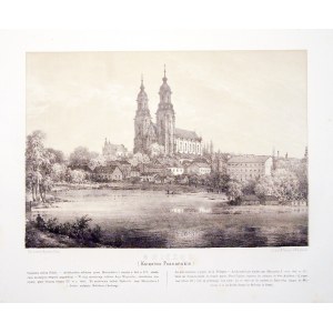 GNIEZNO. Katedra; rdzawe plamki; wym.: 283x197 mm; GNIEZNO. (Księstwo Poznańskie); ...
