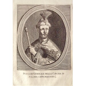 POTOCKI, STANISŁAW REWERA (ok. 1589-1667), senator, hetman polny koronny; portret w owalu, pochodzi ...