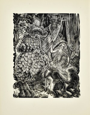 Stefan Mrożewski (1894-1975), Kompozycja z książki „Piękna i bestia”
