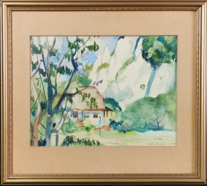 Kazimierz PUCHAŁA (1895-1986), Pejzaż z Ojcowa, 1939