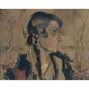 Malarz nieokreślony, XIX / XX w., Portret dziewczyny