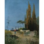 Georg FISCHHOF (A. L. Terni) (1859-1914), Gemäldepaar - Italienische Landschaften