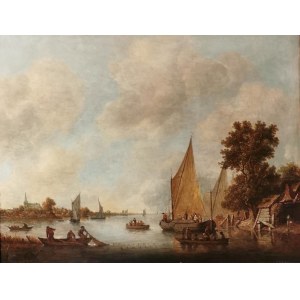 Malarz nieokreślony, holenderski, XVII w., Nadmorska cena rodzajowa