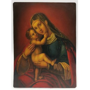 Autor nieokreślony, XIX w., Matka Boża z Dzieciątkiem
