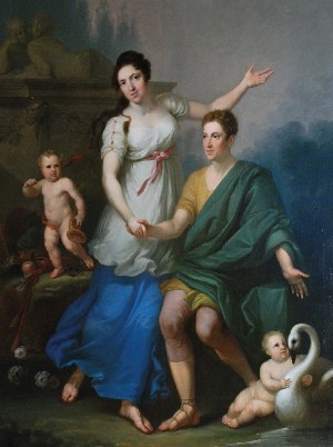 Jan Chrzciciel LAMPI MŁODSZY (1775-1837) (przypisywany), Portret Ferdynanda Higersbergera z żoną
