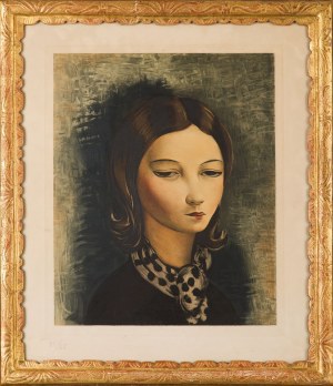 Moïse (Mojżesz) Kisling (1891 Kraków - 1953 Sanary-sur-Mer), Portret młodej dziewczyny