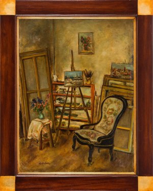 Isaac Antcher (1899 Perececina - 1992 Paryż ), Pracownia artysty, 1932 r.