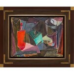 Ksenia Boguslavskaya(1892 - 1972), Cubist still life with coffee grinder