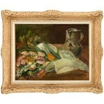 Adolf Feder (1886 Odessa - 1943), Still life with jug and flowers