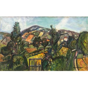 Pinchus Kremegne (1890 Zaloudock - 1981 Céret), Wiejski krajobraz
