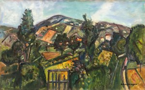 Pinchus Kremegne (1890 Zaloudock - 1981 Céret), Wiejski krajobraz