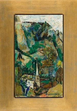Joseph Pressmane (1904 Beresteczko - 1967 Paryż), Wiejski krajobraz