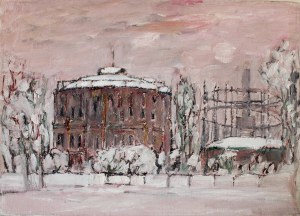 Henryk Krych (1905 - 1980), Pejzaż miejski zimą