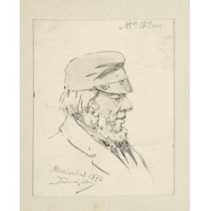 Tadeusz Rybkowski (1848-1926), Mężczyzna w czapce, 1878