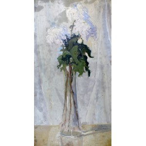 Ignacy Pinkas (1888-1935), Flowers in a vase, 1917