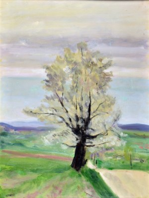 Aneri Irena Weissowa (1888-1981), Pejzaż z drzewem