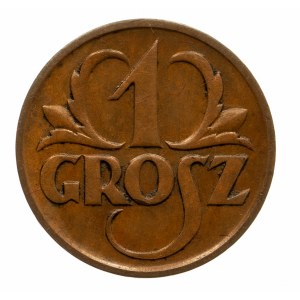 Polska, II Rzeczpospolita 1918-1939, 1 grosz 1925, Warszawa.