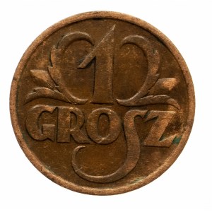 Polska, II Rzeczpospolita 1918-1939, 1 grosz 1930, Warszawa.