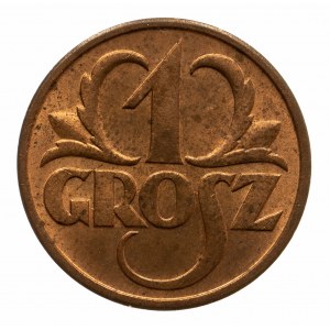 Polska, II Rzeczpospolita 1918-1939, 1 grosz 1937, Warszawa.
