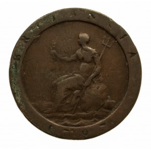 Wielka Brytania, Jerzy III 1760-1820, 1 pens 1797, Birmingham