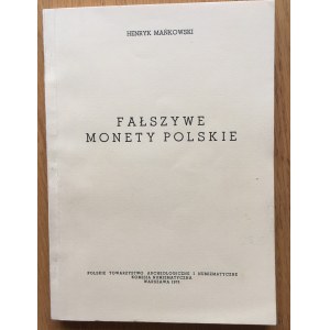 Henryk Mańkowski, Fałszywe Monety Polskie. Reprint.