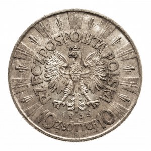 Polska, II Rzeczpospolita 1918-1939, 10 złotych Piłsudski 1935, Warszawa.