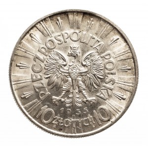 Polska, II Rzeczpospolita 1918-1939, 10 złotych Piłsudski 1935, Warszawa.